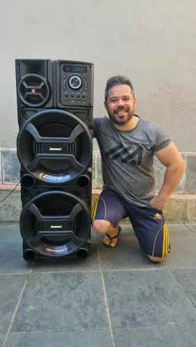 Amvox aca 2201 Pesadão Black com 2200w de potencia