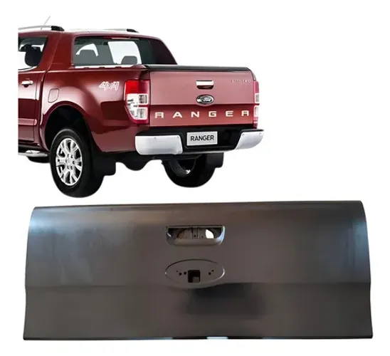 Tampa Traseira Caçamba Ranger 2013 2014 15 16 17 2018 A 2023 Para Pintura