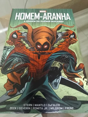 Encadernado Homem Aranha - Duende Macabro. Ótimo estado.