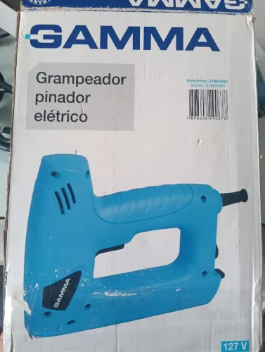 Grampeador e Pinador Elétrico Gamma (Pouco Usado)