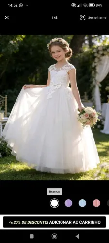 Vestido Daminha
