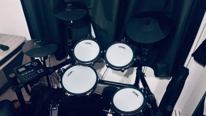 Bateria Eletrônica Voik DREAM-800 Nitro Core MIDI Bluetooth 8 Peças Pad Mesh