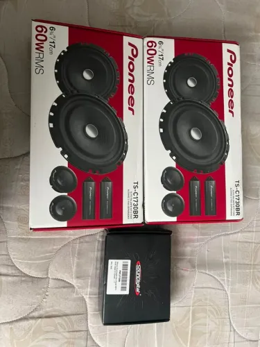 Kit Pioneer 2 vias com crossover + Módulo