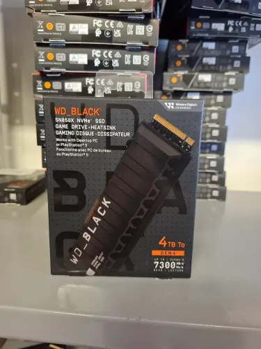 SSD Wester Digital WD Black SN850X 4TB Dissipador - NOVO LACRADO