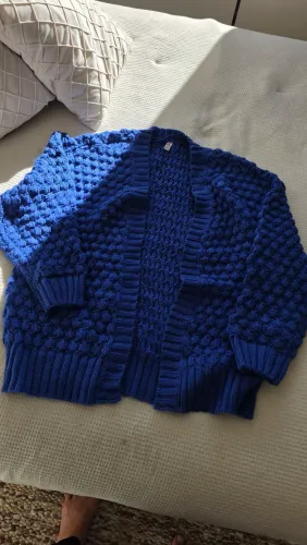 Cardigã de tricot tamanho P