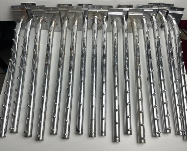 Ganchos araras de inox