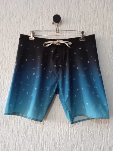 bermuda ripping azul praia masculino tam 46 esporte boardshort