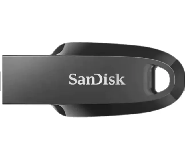 SanDisk Flash Drive 64GB Ultra Curve 3.2 100MB/s - SDCZ550-064G-G46, preto