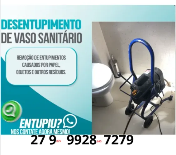 Desentupidora vaso Tubulaçoes pias ralos Limpeza caixa de gordura Limpamos Limpeza em gera