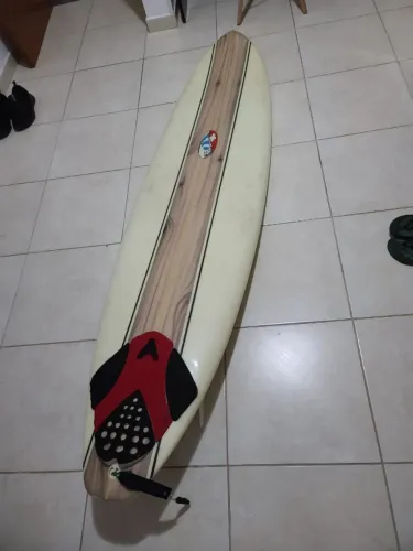 Prancha Funboard Blue (GSI) Epóxi Wood Veneer