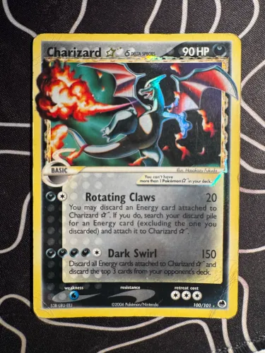 Charizard Gold Star Inglês