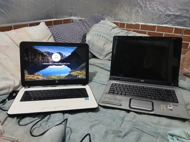 Lote notebook hp funcionando