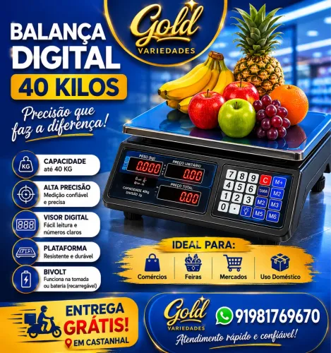 Balança comercial 40kilos
