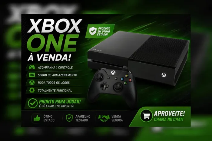 Vende-se Xbox one