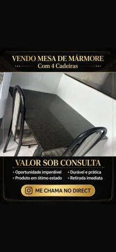 Mesa de mármore