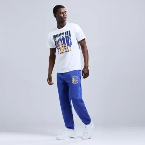 Game 7 Calça de moletom masculina X NBA oficialmente licenciada casual de lã com bolsos