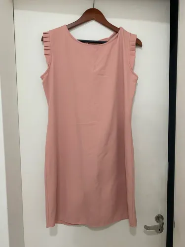 Vestido curto - rosa G