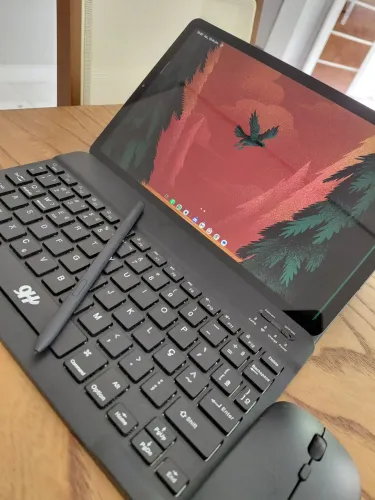 Galaxy Tab S6 Lite, com 4GB de ram, mouse, teclado, capinha e caneta