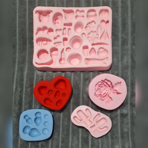 Kit Moldes de Silicone tema Jardim - lojas diversas - ótimas condições