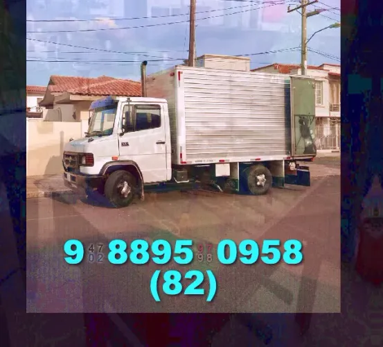 frete com caminhão baú, barato e disponível para mudanças! entre em contato: 82 9 88_69_68