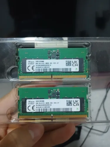 Memória Ram DDR5 2x8gb 4800mhz