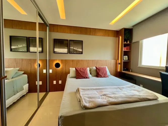 apartamento para Locação em Armação, 1 Quarto com Suíte e Lavabo, Porteira Fechada