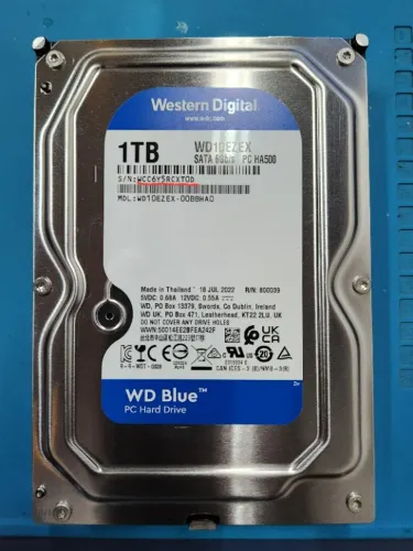 HD WESTERN DIGITAL de 1 TB de 3,5". "SAUDÁVEL"