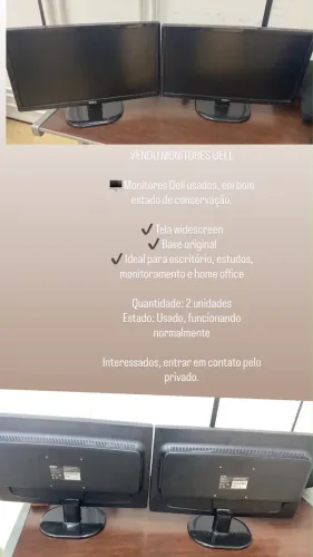Monitores dell usados