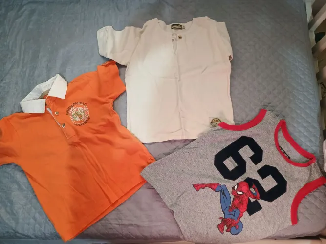 Kit camisa menino 2/3 anos