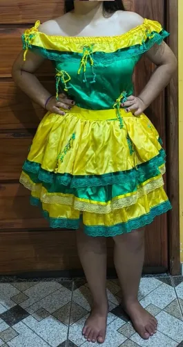 Vestido junino de são João 