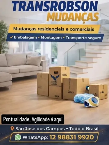 Mudança, fretes e carretos em sjc