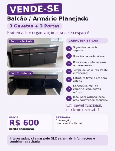 Balcão / Armário planejado