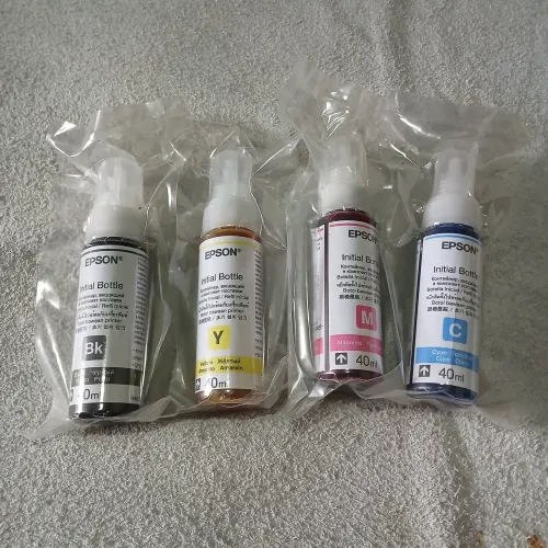 Kit tintas impressora Epson L200 original vencidas
