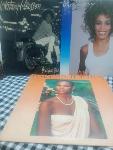 DISCO DE VINIL WHITNEY HOUSTON, ( 1985, 1987,1990)
