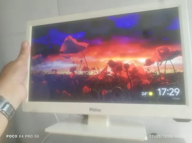 Chromecast 2th TV Philco 16 Pol conversror HDMI 