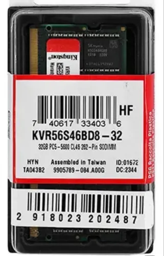 Memória DDR5 64gb 2x32gb