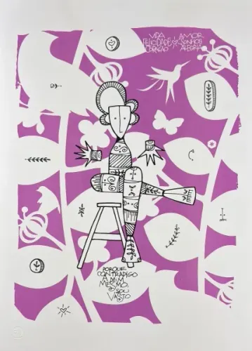     Gravura de Oscar Reinstein - Obra Original - 33 × 48 cm