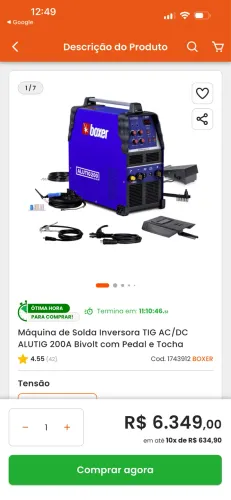 Máquina de solda 