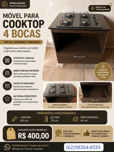 Fogão Cooktop