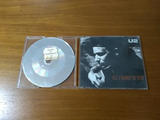 CD - U2 - all i want is you - álbum alemão