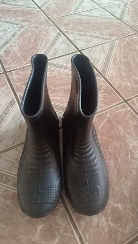 Boto impermeável chuva moto/ conjunto de capa chuva moto emborrachada impermeável com gola