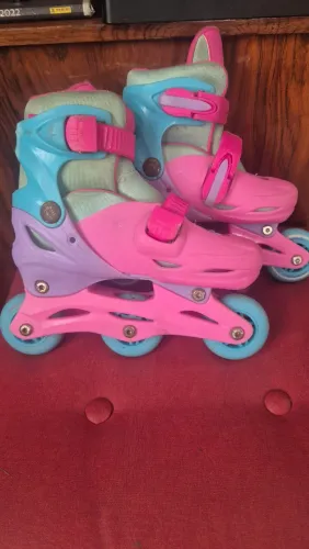 Patins infantil feminino tamanho 28
