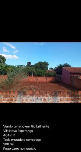 VENDO TERRENO EM RIO BRILHANTE MS