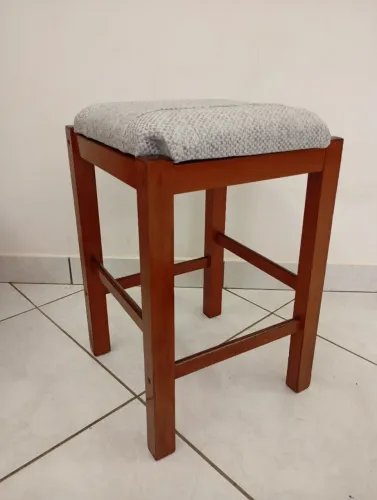 Banqueta Madeira Maciça 50cm