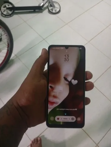 Celular Samsung A16 com documento 