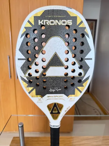 Raquete de beach tennis ama kronos white 2024
