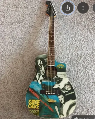 Guitarra Fender Dick Dale Malibu California Signature Series Rara