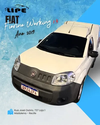 Fiat Fiorino Furgão Work. Hard 1.4 Flex 8V 2P 2019
