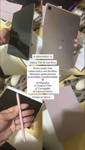 Samsung Tab S6 Lite Rosa