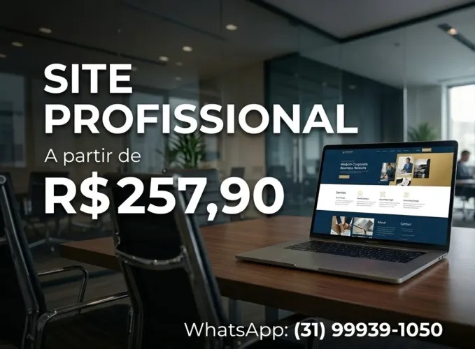 Criação de Sites Profissionais a partir de R$257,90